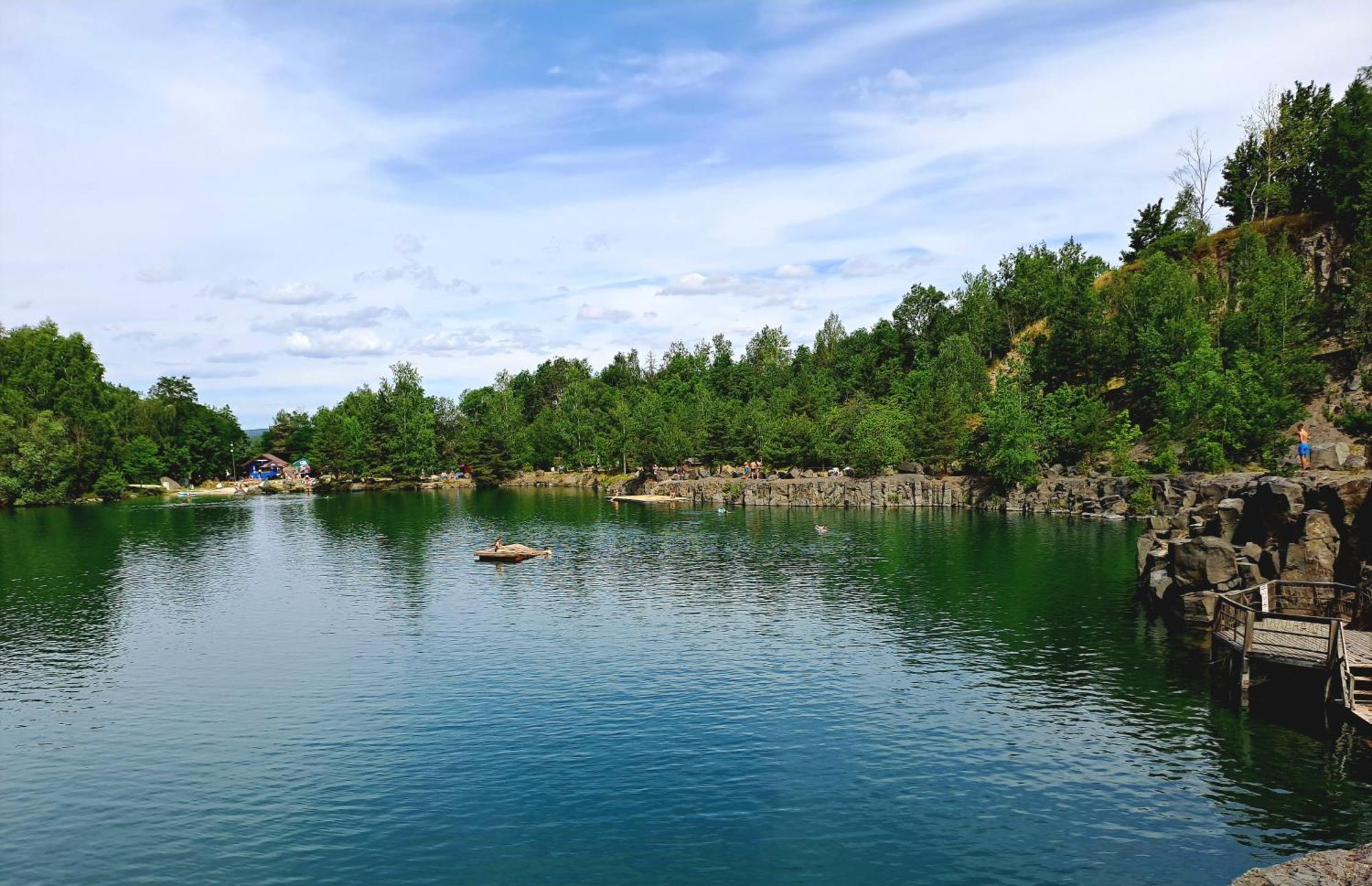 Penzion U Jezera Otel Konstantinovy Lázně Dış mekan fotoğraf
